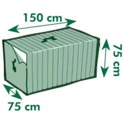 Nature Housse De Protection Pour Coussins D'extérieur 150x75x75 Cm -Pas Cher Jardinoa Magasin 645a9157a942c8.64105300