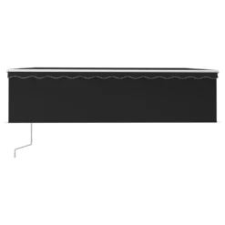 VIDAXL Auvent Rétractable Automatique Avec Store 5x3 M Anthracite -Pas Cher Jardinoa Magasin 645a95a69a1786.91117490