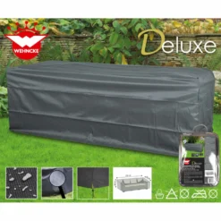 Happy People Housse Pour Salon De Jardin Deluxe 220x80x80 Cm Gris -Pas Cher Jardinoa Magasin 645a96aa18caf1.07894479