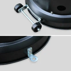 Chauffage D'extérieur Gaz 12.5kw - Finland - Parasol Chauffant Noir. Réglable. Porte En Façade Et Roulettes -Pas Cher Jardinoa Magasin 645b9089015ff9.81544893