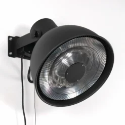 Parasol Chauffant électrique 2000w Mural - Lapland - Chauffage D’extérieur Type Halogène. 3 Niveaux De Chauffe (800w / 1200w /