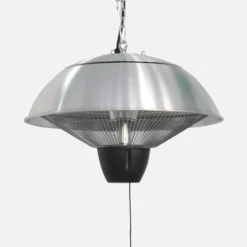 Parasol Chauffant électrique Suspendu 1500w – Oslo – Chauffage D’extérieur Type Halogène. Kit De Suspension Inclus (chaîne Et