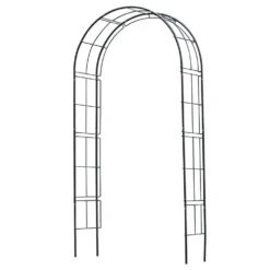 Nature Arche De Jardin Métal 229x38x113 Cm Noir