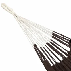 Toile De Hamac Marron. 1 Personne. 100% Polycoton. 240x160cm -Pas Cher Jardinoa Magasin 64627e2d740831.93833964