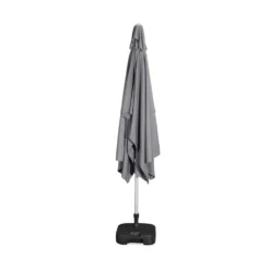 Parasol Wissant. 2x3m. Couleur Gris. Mât Central. Aluminium Anodisé Orientable. Manivelle D'ouverture -Pas Cher Jardinoa Magasin 64627e3ea7d0d2.06377651
