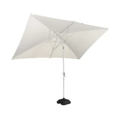 Parasol Wissant. 2x3m. Couleur Sable. Mât Central. Aluminium Anodisé Orientable. Manivelle D'ouverture -Pas Cher Jardinoa Magasin 64627e44f3d368.71099164