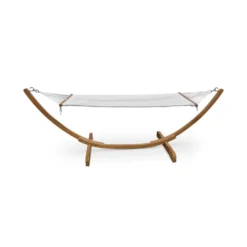 Hamac En Bois - Hamaca - Hamac 317x100cm Avec Toile En Coton -Pas Cher Jardinoa Magasin 6464c9f7c12c91.49938240