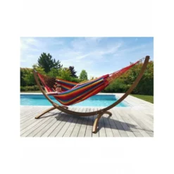 Set Week-end Hamac Kocon Fortaleza + Support Bois Klass 350 -Pas Cher Jardinoa Magasin 64651f99a218f4.76278241