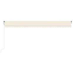 VIDAXL Auvent Rétractable Automatique 600x350 Cm Crème -Pas Cher Jardinoa Magasin 6467160c5f6370.92171954