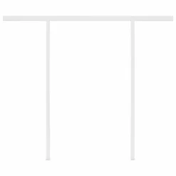 VIDAXL Auvent Automatique Avec Capteur De Vent Et Led 3,5x2,5 M Crème -Pas Cher Jardinoa Magasin 646716152ac4d4.29851109