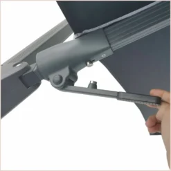 Parasol Déporté Poivre + Dalle Et Housse L400xh272xl300 - Jules - Cezare -Pas Cher Jardinoa Magasin 646bb5c11927d4.42114660