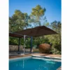 Parasol Déporté Marron Natural + Dalle Et Housse L400xh272xl300 - Jules - Cezare