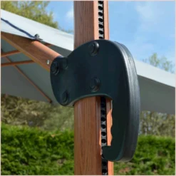 Parasol Déporté Ecru + Dalle Et Housse L400xh272xl300 - Gabin - Cezare -Pas Cher Jardinoa Magasin 646bb5d11bca53.66411682