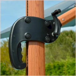 Parasol Déporté Ecru + Dalle Et Housse L400xh272xl300 - Gabin - Cezare -Pas Cher Jardinoa Magasin 646bb5d123c8f2.57097641