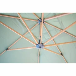 Parasol Déporté Sauge + Dalle Et Housse L400xh272xl300 - Gabin - Cezare -Pas Cher Jardinoa Magasin 646bb5da1aec46.09833880