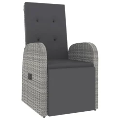 VIDAXL Ensemble De Salon De Jardin 2 Pcs Gris Poly Rotin Et Acacia -Pas Cher Jardinoa Magasin 646d143d4cd121.21491944