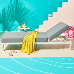 Ensemble Bain De Soleil Avec Tablette En Aluminium Blanc -Pas Cher Jardinoa Magasin 646e011fcc2ae2.36353762