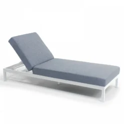 Ensemble Bain De Soleil Avec Tablette En Aluminium Blanc -Pas Cher Jardinoa Magasin 646e011fe43cf7.50284523