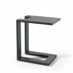 Lot De 2 Bains De Soleil Avec Tablettes En Aluminium Gris -Pas Cher Jardinoa Magasin 646e0120d98ac1.27695524