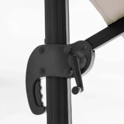 Parasol Déporté 3x4m Et 4 Dalles à Remplir Aluminium Blanc -Pas Cher Jardinoa Magasin 646e58e43104b5.54249507