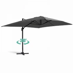Parasol Déporté 3x4m Et 4 Dalles à Remplir Aluminium Gris -Pas Cher Jardinoa Magasin 646e58f89f5dd3.40331101