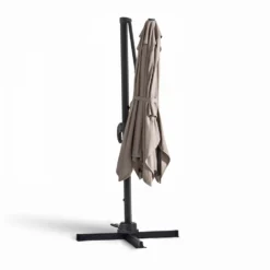 Parasol Déporté 2x3m En Aluminium Taupe -Pas Cher Jardinoa Magasin 646e5919cb5cc9.13805997