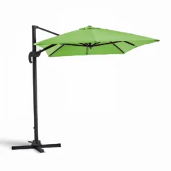 Parasol Déporté 2x3m En Aluminium Vert -Pas Cher Jardinoa Magasin 646e5926156904.90338990