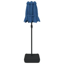 VIDAXL Parasol à Double Tête Avec Led Bleu Azuré 316x240 Cm -Pas Cher Jardinoa Magasin 6470a72f1cab32.69817636