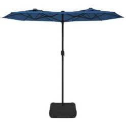 VIDAXL Parasol à Double Tête Bleu Azuré 316x240 Cm -Pas Cher Jardinoa Magasin 6470a73005dd33.33862921