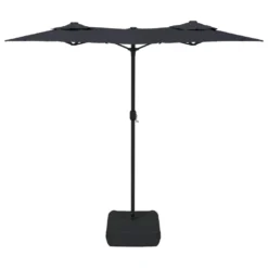 VIDAXL Parasol à Double Tête Avec Led Noir 316x240 Cm -Pas Cher Jardinoa Magasin 6470a7324cb544.43226900