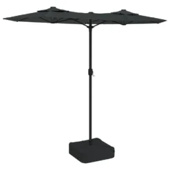 VIDAXL Parasol à Double Tête Avec Led Anthracite 316x240 Cm -Pas Cher Jardinoa Magasin 6470a733c0c863.28208556