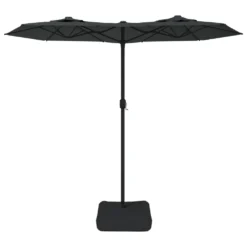 VIDAXL Parasol à Double Tête Avec Led Anthracite 316x240 Cm -Pas Cher Jardinoa Magasin 6470a733c68fd0.40024087