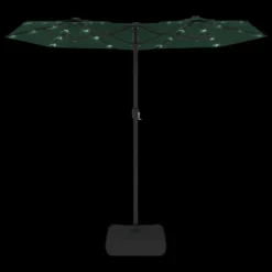 VIDAXL Parasol à Double Tête Avec Led Vert 316x240 Cm -Pas Cher Jardinoa Magasin 6470a73910aac9.67936956