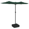 VIDAXL Parasol à Double Tête Avec Led Vert 316x240 Cm