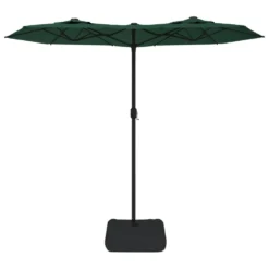 VIDAXL Parasol à Double Tête Avec Led Vert 316x240 Cm -Pas Cher Jardinoa Magasin 6470a7391a9104.25587278