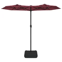 VIDAXL Parasol à Double Tête Rouge Bordeaux 316x240 Cm -Pas Cher Jardinoa Magasin 6470a73aeda7a6.13249154