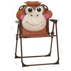 VIDAXL Petit Salon De Jardin Pour Enfant Avec Parasol Singe Rigolo -Pas Cher Jardinoa Magasin 6478f1d733fe83.22495500