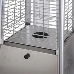 Parasol Chauffant Gaz "kheops" 13 Kw - Acier -Pas Cher Jardinoa Magasin 6478f26a2984f7.30340274