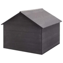 VIDAXL Garage Pour Tondeuse à Gazon Gris 80x80x70 Cm Wpc -Pas Cher Jardinoa Magasin 6479899cd3ccf3.55698697