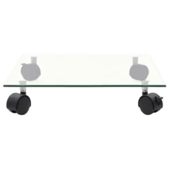 VIDAXL Supports Roulants à Plantes 4 Pcs 35x35 Cm Carré Verre Trempé -Pas Cher Jardinoa Magasin 64798cbfe67974.47927884