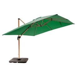 Parasol Déporté 3x3m Et 4 Dalles à Remplir Effet Bois Vert Cactus -Pas Cher Jardinoa Magasin 647b2f74d71398.43880631