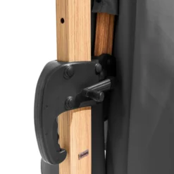 Parasol Déporté 3x3m Et 4 Dalles Lestées Effet Bois Gris -Pas Cher Jardinoa Magasin 647b2f85204d88.29683091