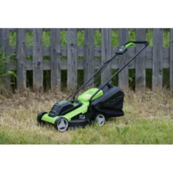Tondeuse Greenworks 24v - Coupe De 33cm - 1 Batterie 2.0 Ah - 1 Micro-chargeur - G24lm33k2 -Pas Cher Jardinoa Magasin 647d2d2555f7d4.44458430
