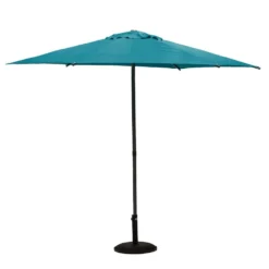 Parasol Droit Rond Soya Bleu Canard
