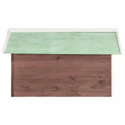 VIDAXL Garage De Tondeuse à Gazon 72x87x50 Cm Moka Et Blanc Sapin -Pas Cher Jardinoa Magasin 6480d3498f0a14.17071454