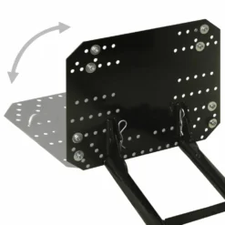 VIDAXL Chasse-neige Pour Vtt 115x38 Cm Noir -Pas Cher Jardinoa Magasin 6480d37b94d087.93308578