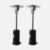 Lot De 2 Chauffages D'extérieur à Gaz 13kw - Siberia - Parasols Chauffants. Avec Roulettes Et Stabilisateur