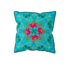 Coussin Signature 45x45cm (peacock)