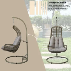 Fauteuil Suspendu Couleur Cuivre -Pas Cher Jardinoa Magasin 648864d731ca47.36084989