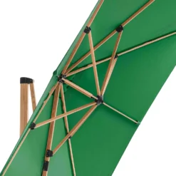 Parasol Déporté Carré 3x3m Effet Bois Vert Cactus -Pas Cher Jardinoa Magasin 648864fbda0611.28756549